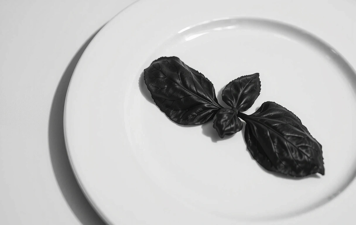 Minimalistyczna kompozycja kulinarna